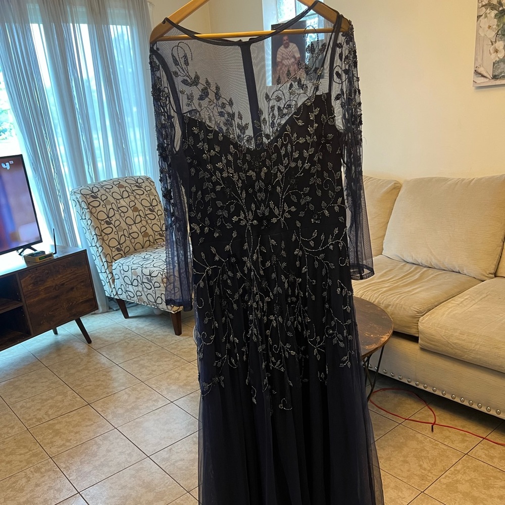 Navy Blue Gown
